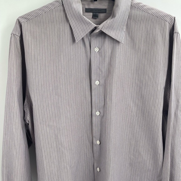 John varvatos purple detail button up size 17 43L - Picture 4 of 9